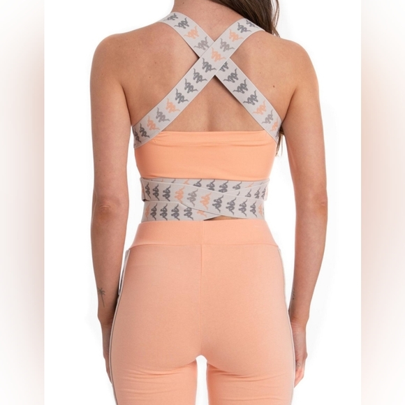 ❌SOLD❌ Kappa 222 Banda Dixot Bra - Peach - Women’s Size Small - EUC - Picture 4 of 6